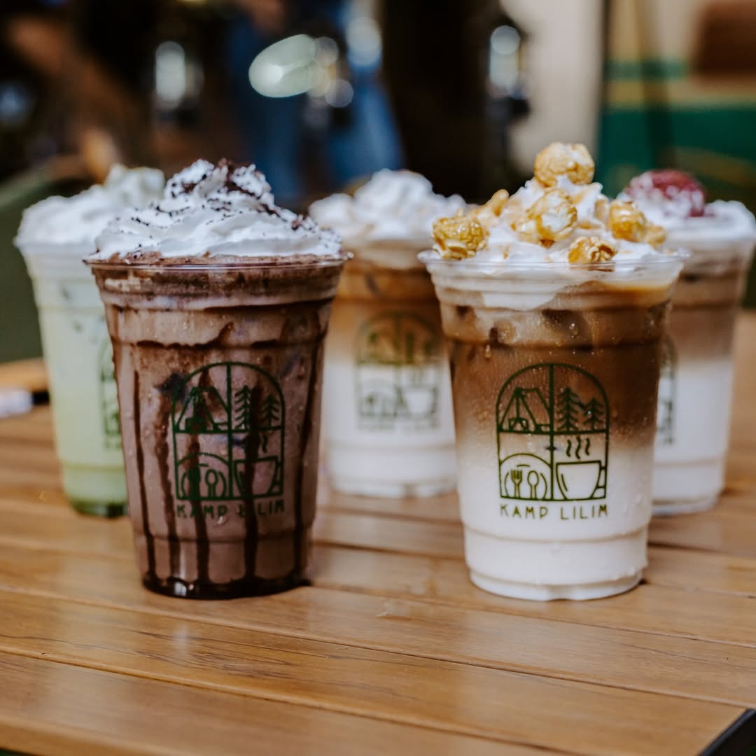 Signature drinks and coffee at Kamp Lilim